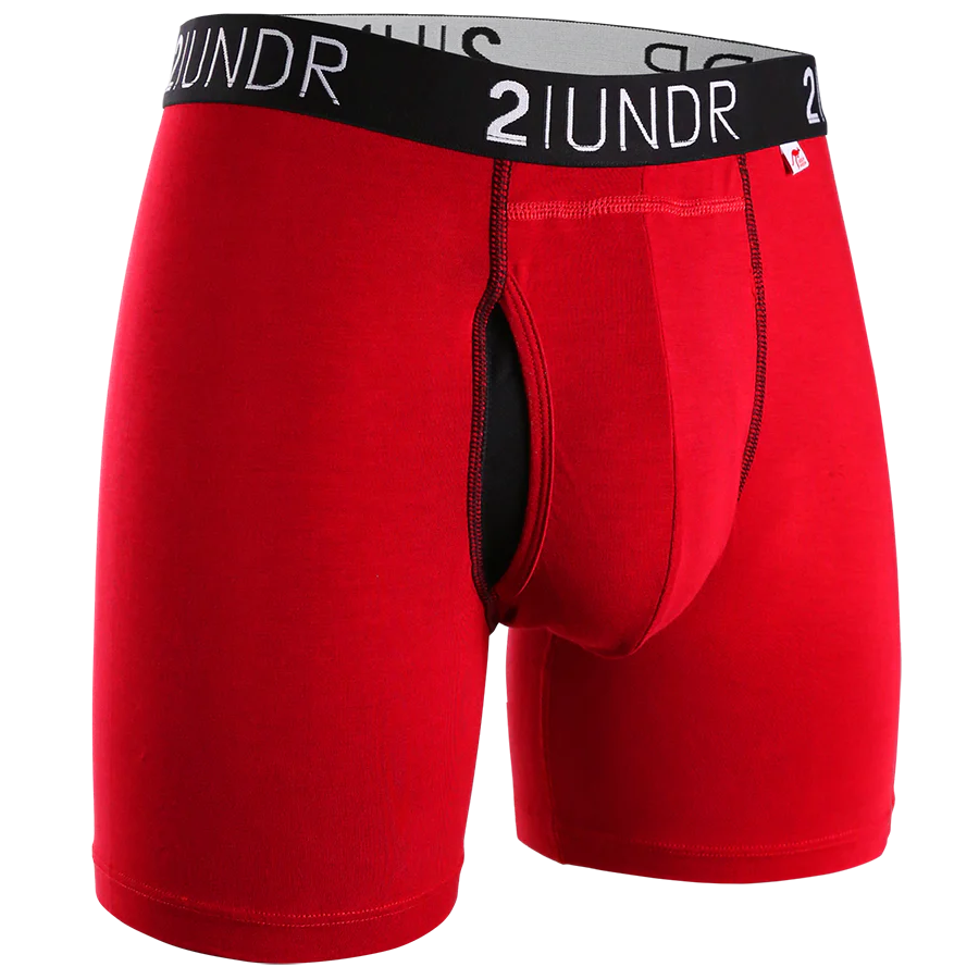 Boxer 2Undr Swing Shift Red/Red