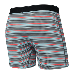 Boxer Saxx Quest Fly FIELD STRIPE- CHARCOAL