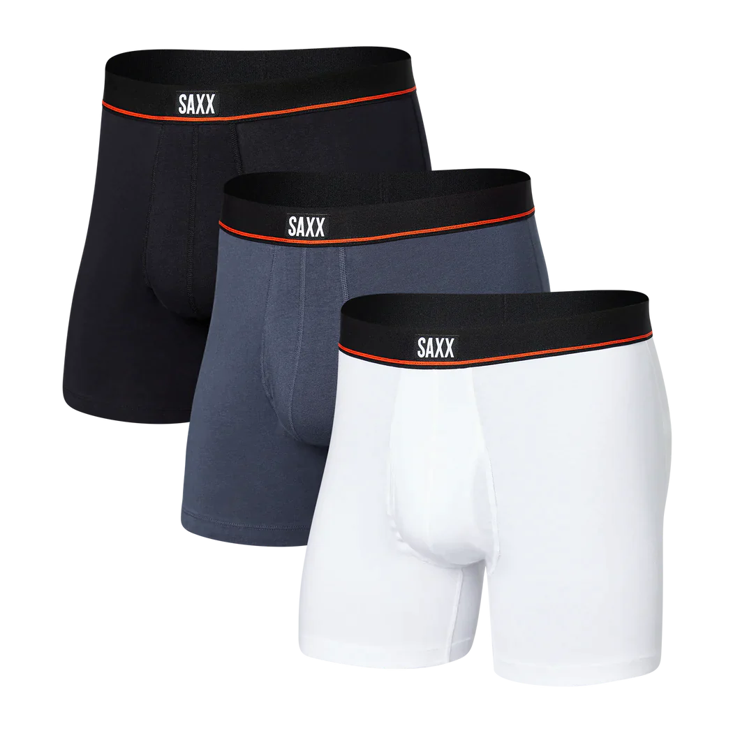 Pack de 3 boxers Non-Stop Stretch Cotton BLACK/DEEP NAVY/WHITE