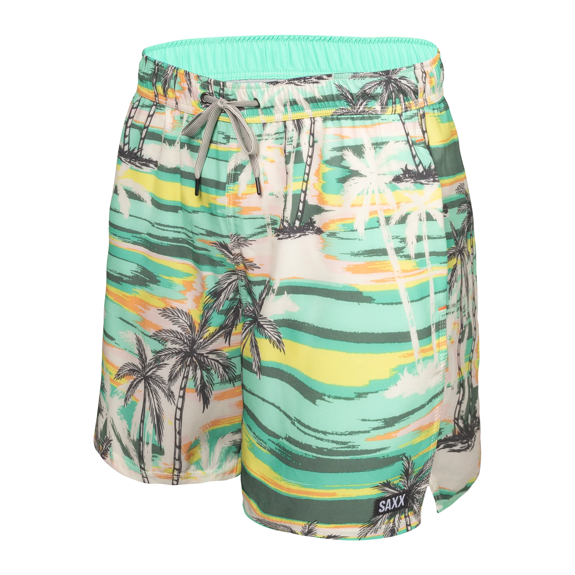 Maillot de bain Saxx Oh Buoy 2in1 VOLLEY 5" Green No Bad Days