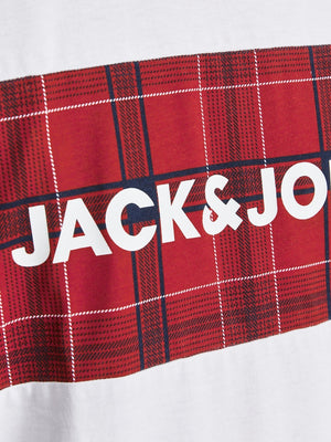 Ensemble pyjama Jack & Jones Train Scarlet Sage