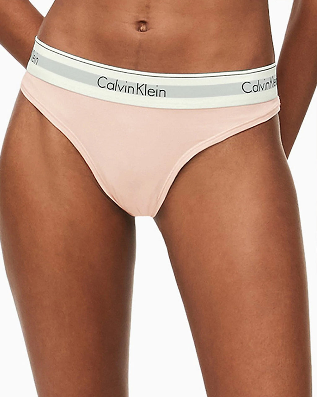 Modern Cotton Thong : Black  Calvin Klein – Mesbobettes