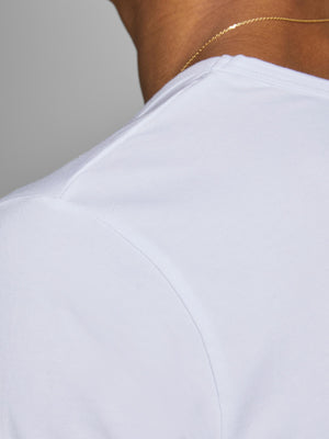 T-shirt Jack & Jones Basic V-Neck NOOS Blanc
