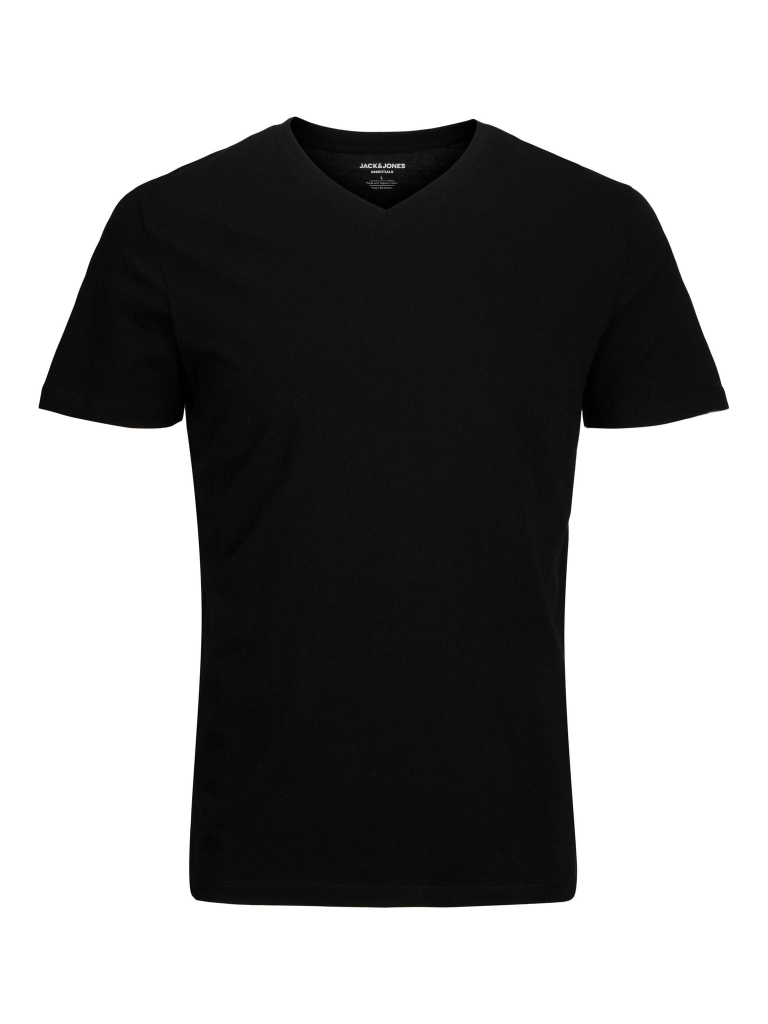 T-shirt Jack & Jones Organic Basic V-neck Black