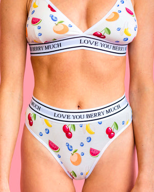 Culotte Brésilienne Love you berry much Pop Underwear