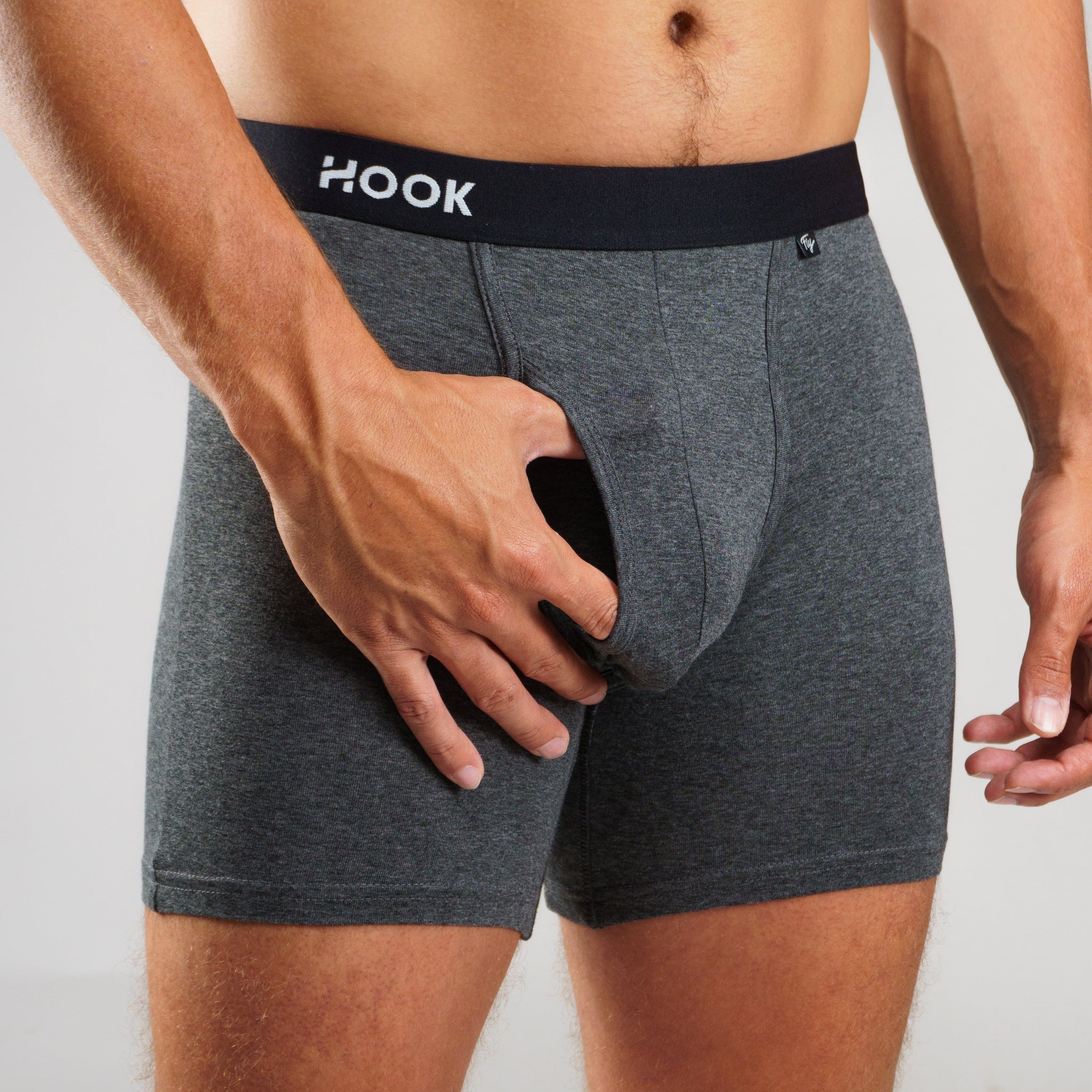 Fly Boxer Brief : Charcoal