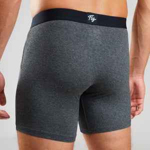 Fly Boxer Brief : Charcoal