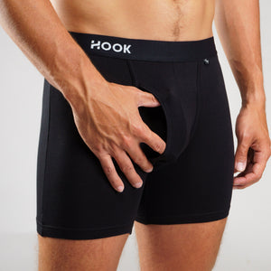 Fly Boxer Brief : Black 5 Pack