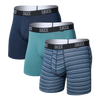 3-pack of DROPTEMP™ All Day Cooling Boxer Briefs MINI RUGBY/SEASCAPE/NAVY