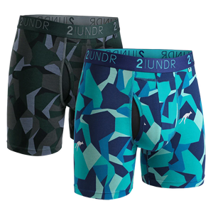 Pack of 2 boxers selected 2Undr Water Forest-Camo