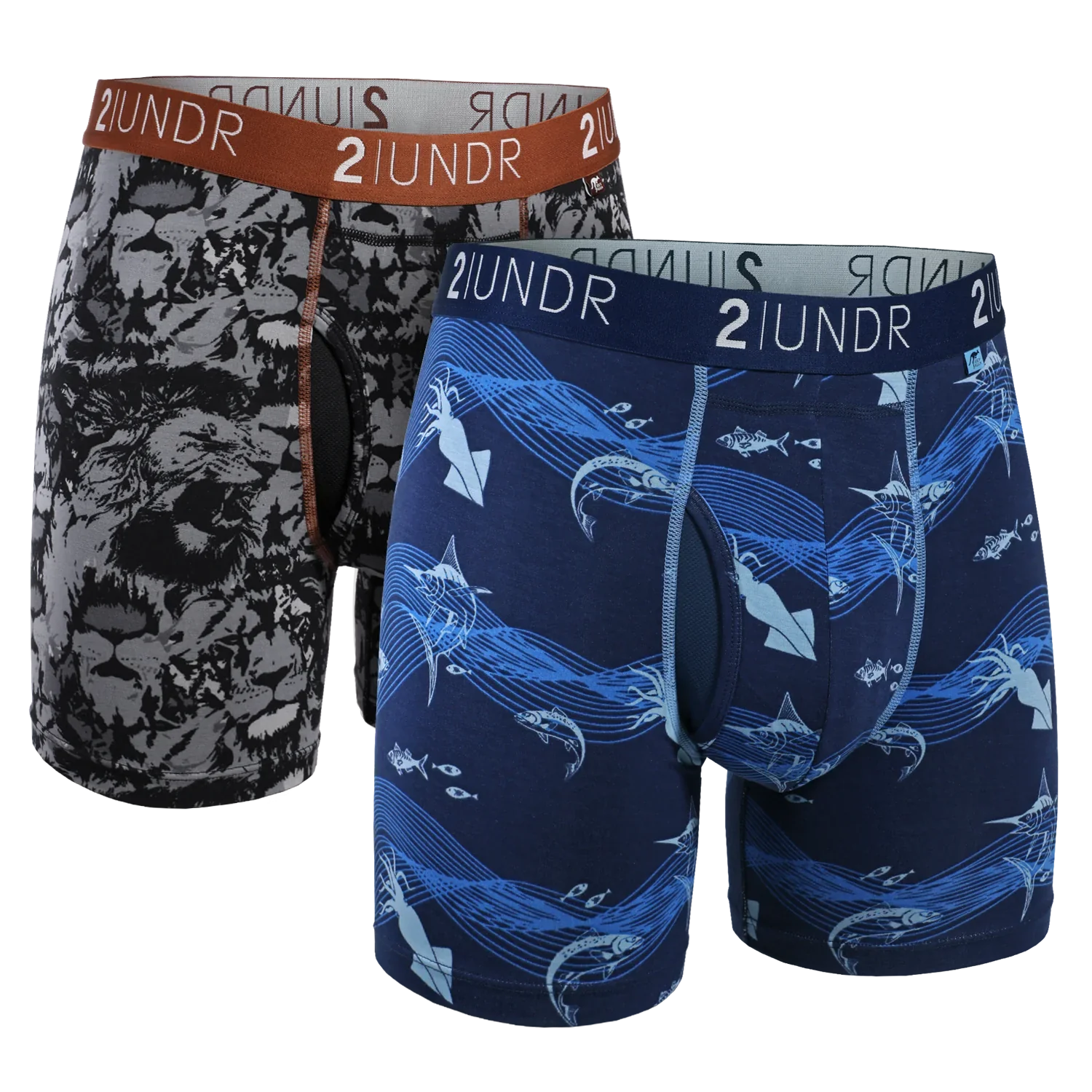 Selected 2Undr Loin King-Deep Sea 2-Pack Boxers