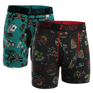 Pack de 2 boxers sélectionnés 2Undr Swing Shift  Mobsters / Vegas