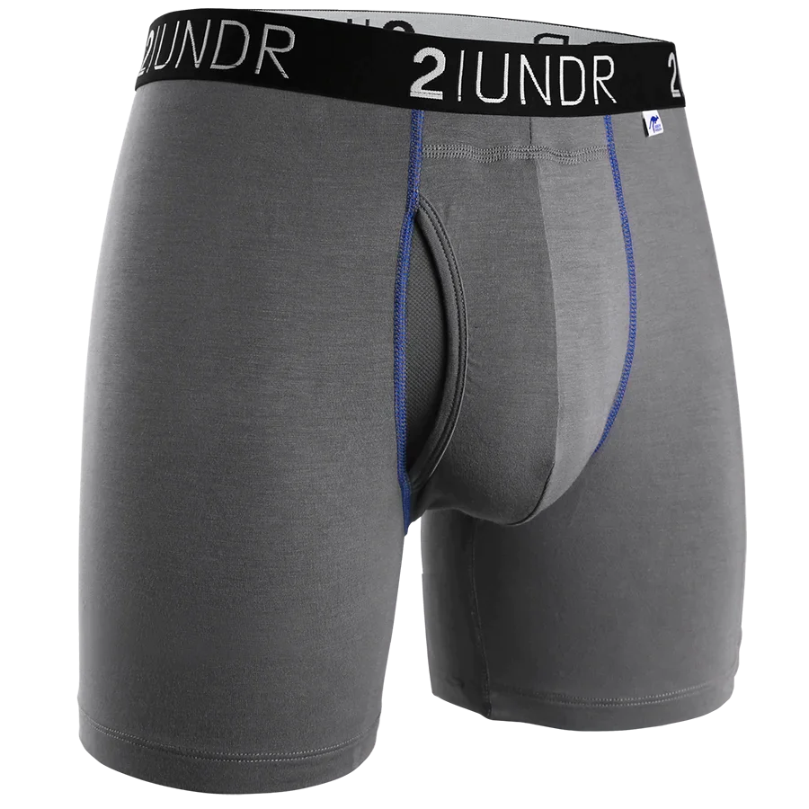 Boxer 2Undr Swing Shift Grey/Blue