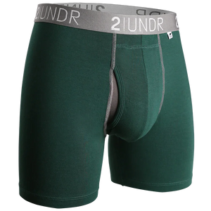 2Undr - Swing Shift Boxer Brief : Dark Green