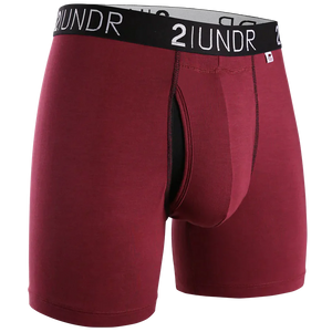 2Undr - Swing Shift Boxer Brief : Burgundy