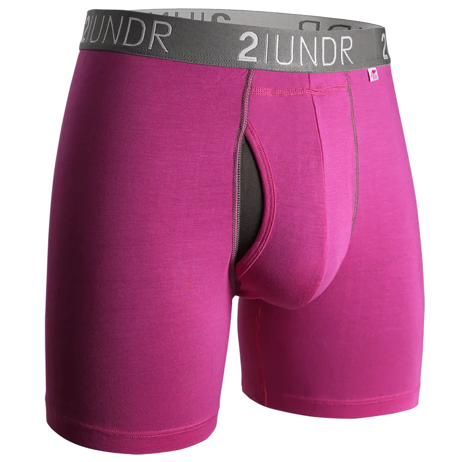 2Undr - Swing Shift Boxer Brief : Pink