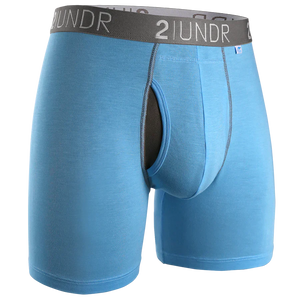 2Undr - Swing Shift Boxer Brief : Light Blue