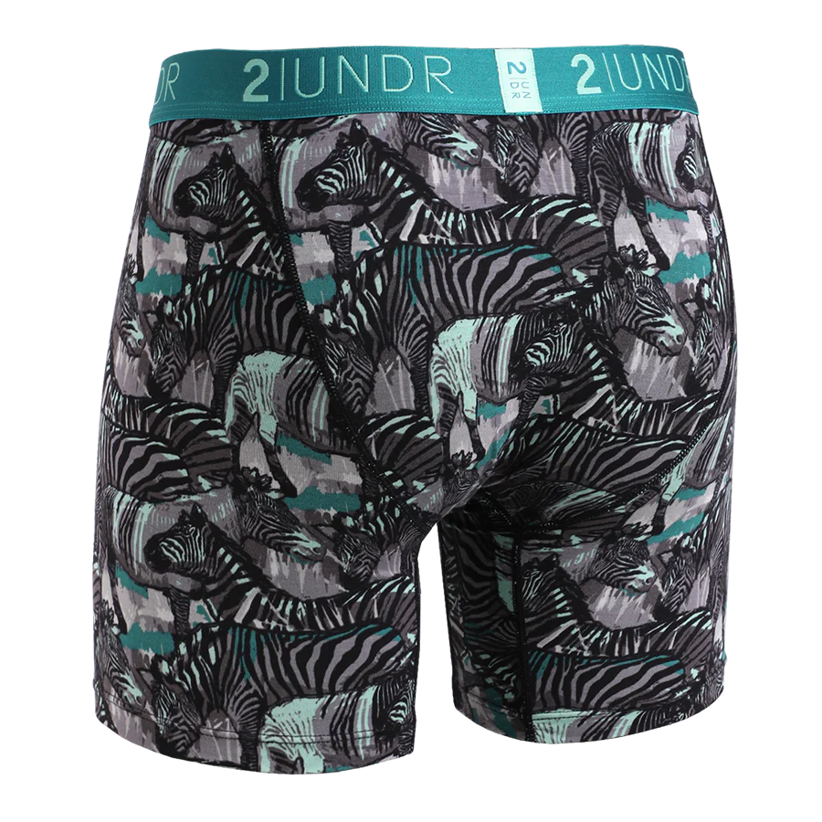 2Undr - Swing Shift Boxer Brief : Zebras