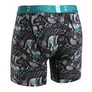 2Undr - Swing Shift Boxer Brief : Zebras