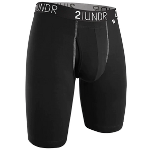 Boxer Long 2UNDR Swing Shift Black/Grey