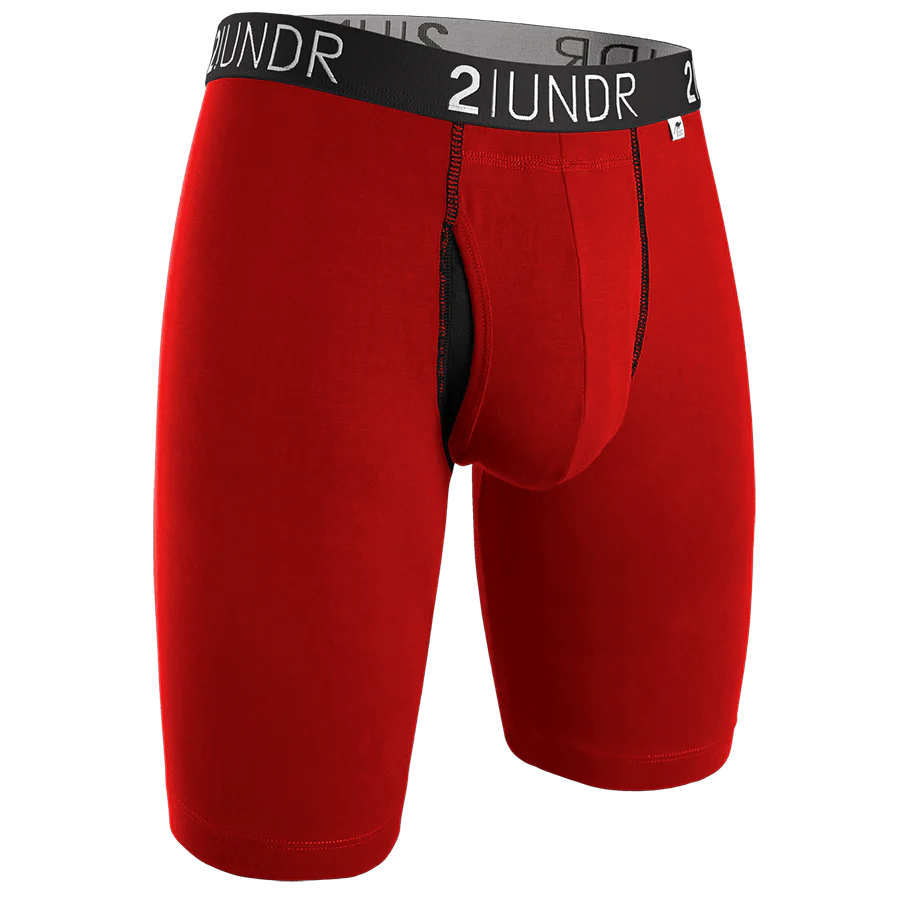 Boxer Long 2UNDR Swing Shift Red/Red