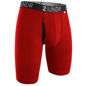 Boxer Long 2UNDR Swing Shift Red/Red