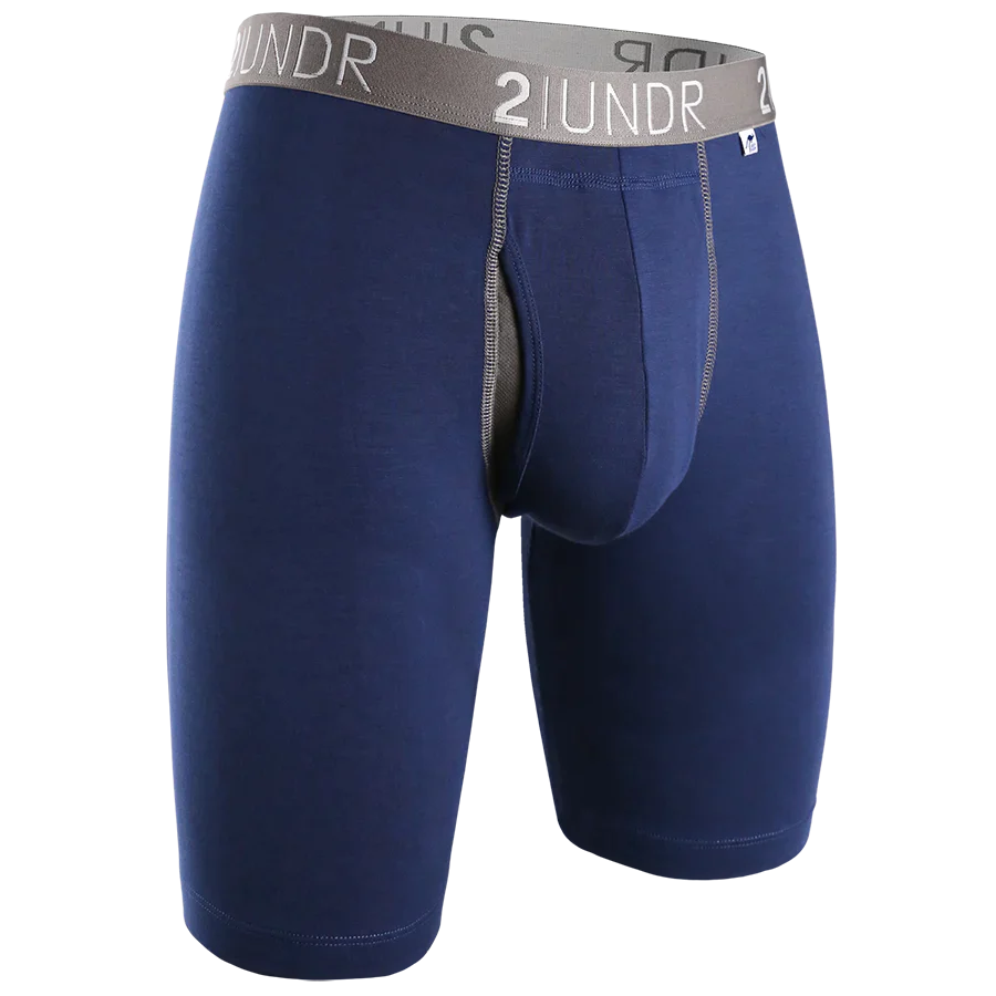 Boxer Long 2UNDR Swing Shift Navy/Grey