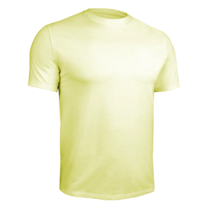 T-Shirt Crew Luxury Heathered Light Yellow