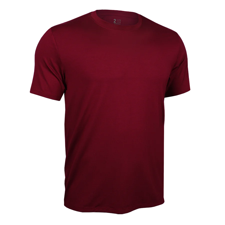 T-Shirt Crew Luxury Merlot