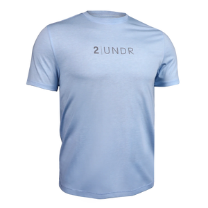 T-shirt LOGO All Day Heathered Light Blue
