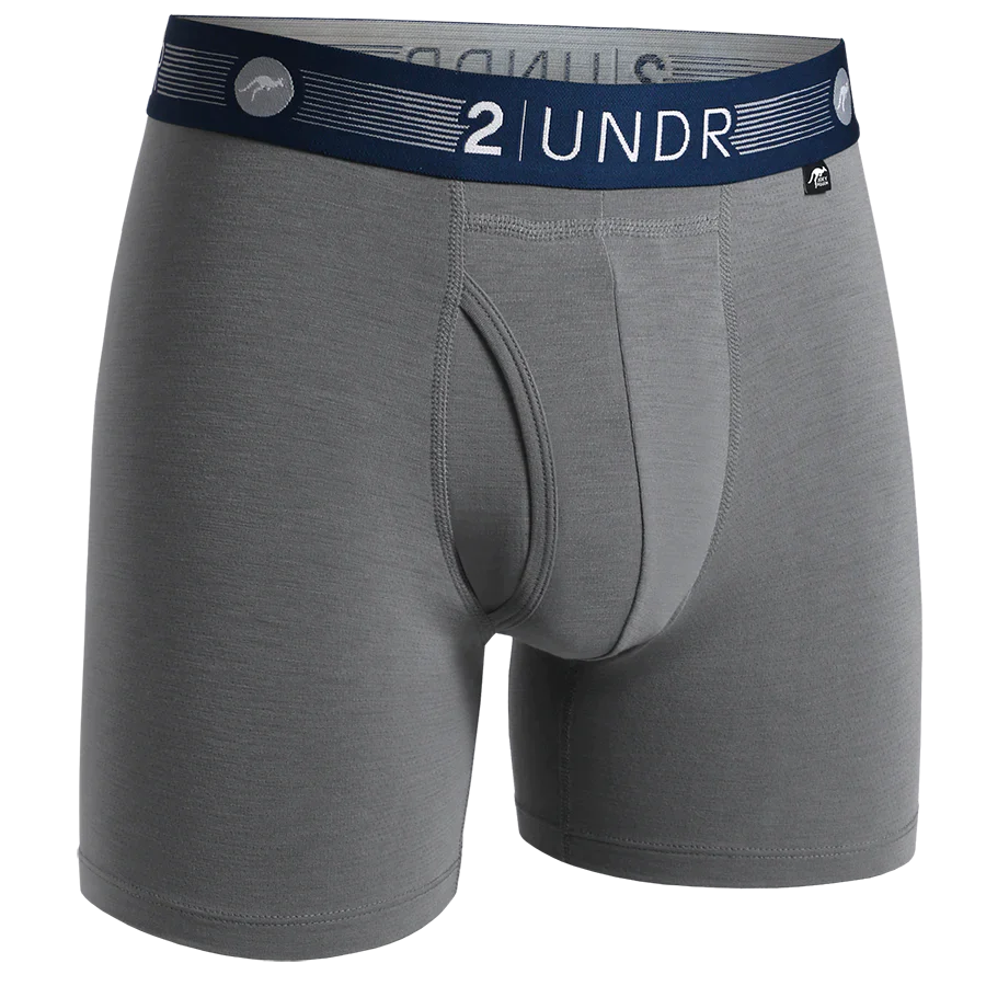 2Undr - Flow Shift Boxer Brief : Grey