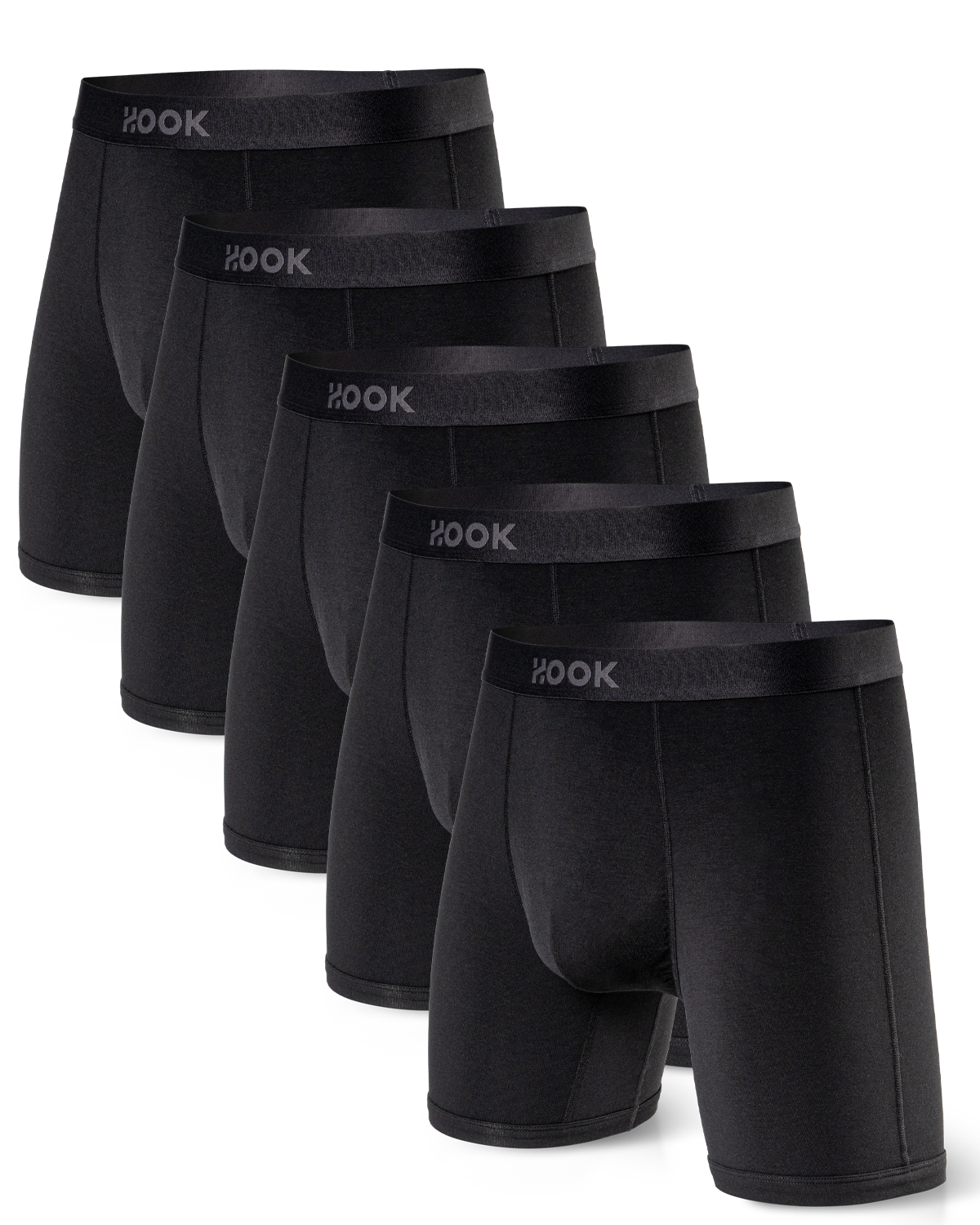 5 boxers Max : Noir