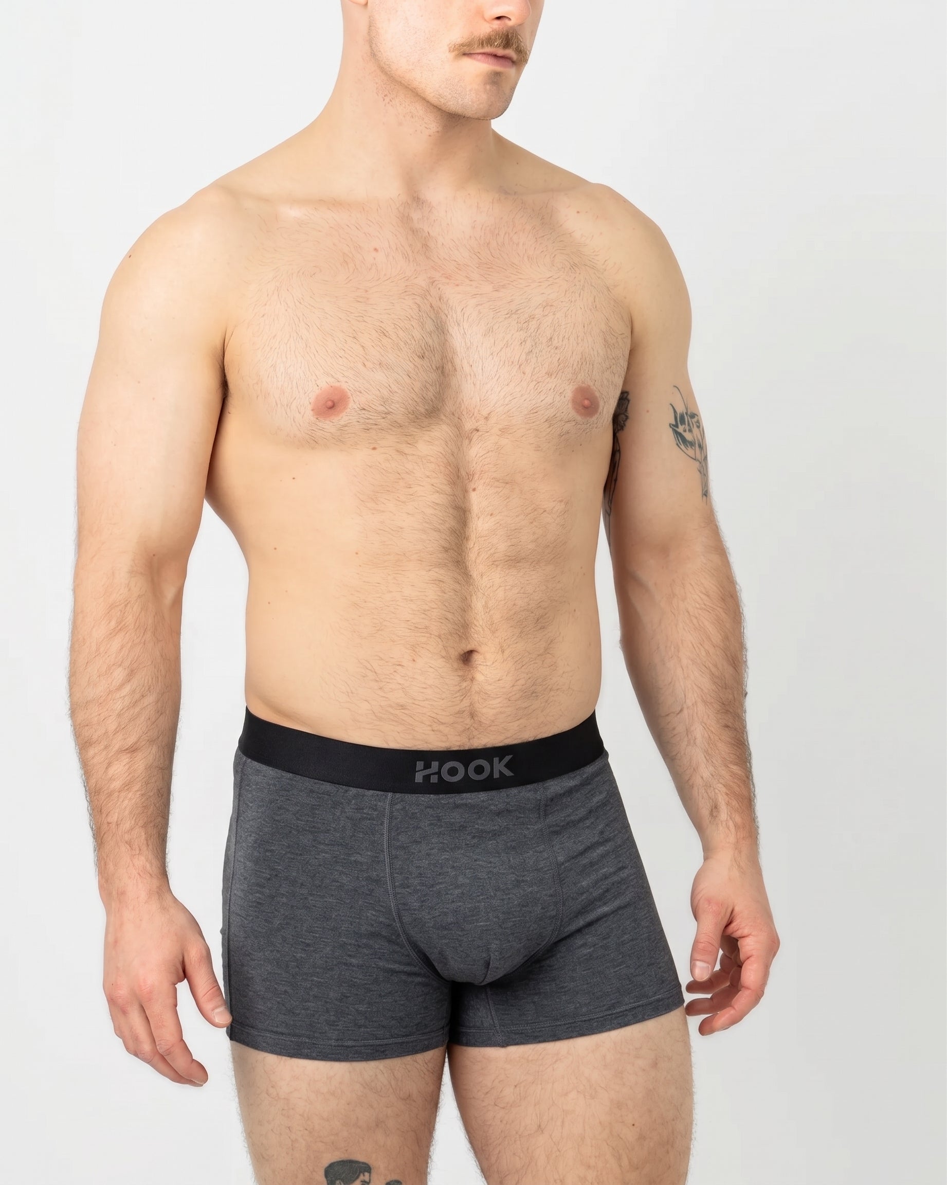 Boxer court Max – 3,5 po : Charcoal