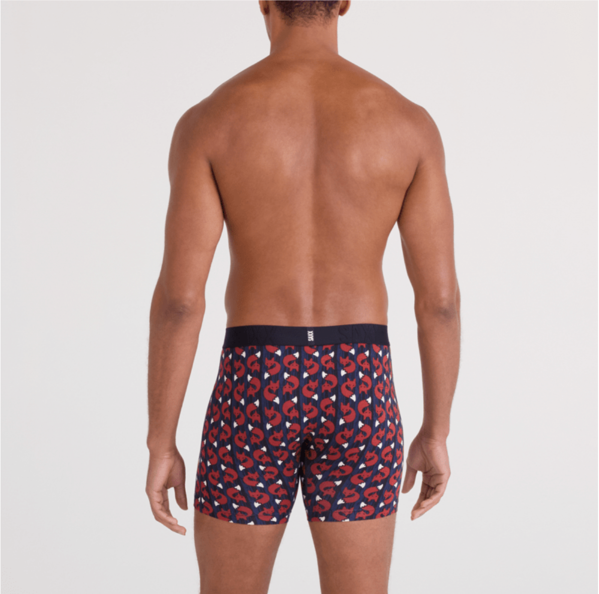 Droptemp Cooling Cotton Boxer Shorts FOX-NAVY CHECK