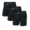 3-pack of Essential Cotton boxer shorts in black