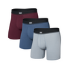 3-pack Essential Cotton boxers EXCHANGE SALES/INDIGO/BURGUNDY