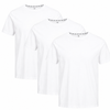 3 t-shirts en bambou : Blanc