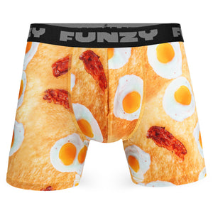 Boxer Funzy 2 eggs bacon