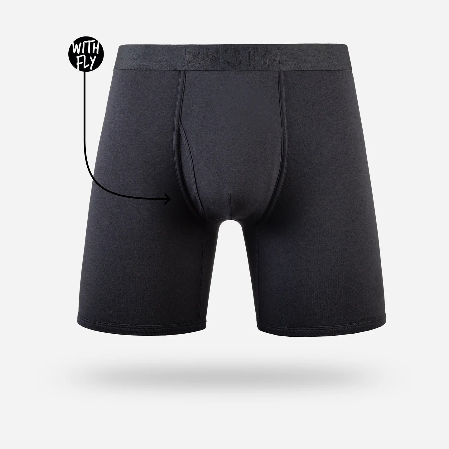 Boxer Classic Black avec fly