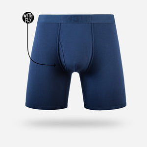 Boxer BN3TH Classic Navy avec fly