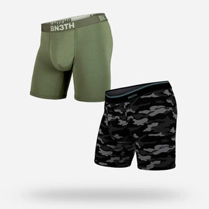 Bn3th - Classic Boxer Brief : Pine/Covert Camo 2 pack