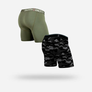 Pack de 2 boxers BN3TH Classic PINE/COVERT CAMO