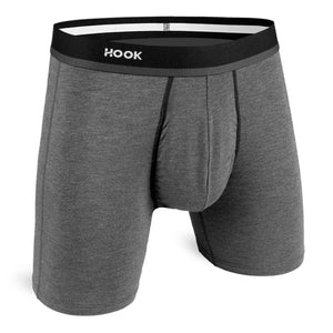 Boxer Freedom : Charcoal and Black