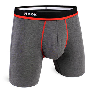Boxer Freedom : Charcoal and Red