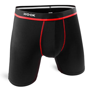 Boxer Hook Freedom Renew Black and Red