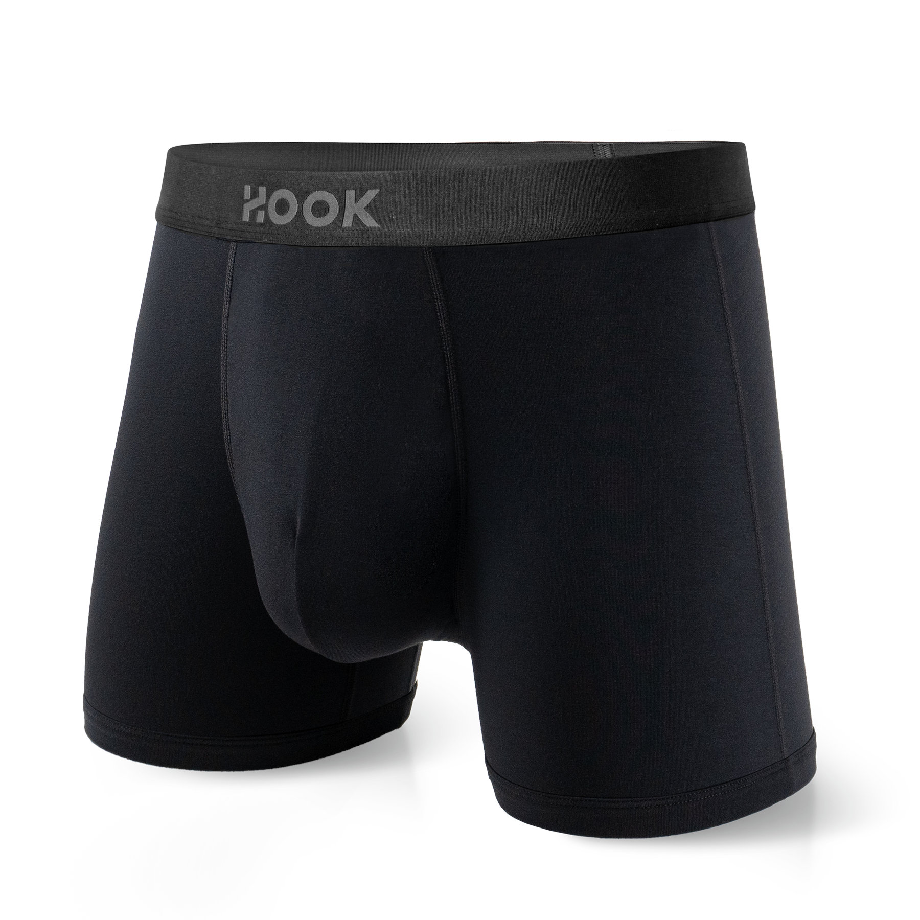 Pack#7 : 5 boxers courts Max 1X Pêcheurs, 1X Pizza, 1X Bleu Nautique, 1X Gris Ardoise et 1X Noir Carbone