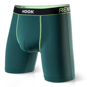 3 Renew boxers: Semi-compression black, lime and red