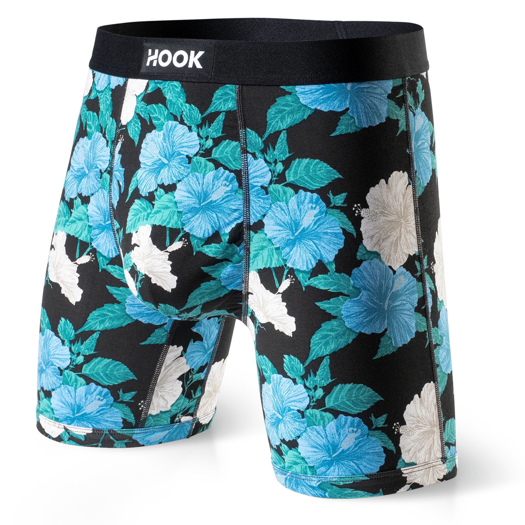 5 boxers Max : 1X Noir, 1X Bleu Marin, 1X Charcoal, 1X Aloha et 1X Cowboy