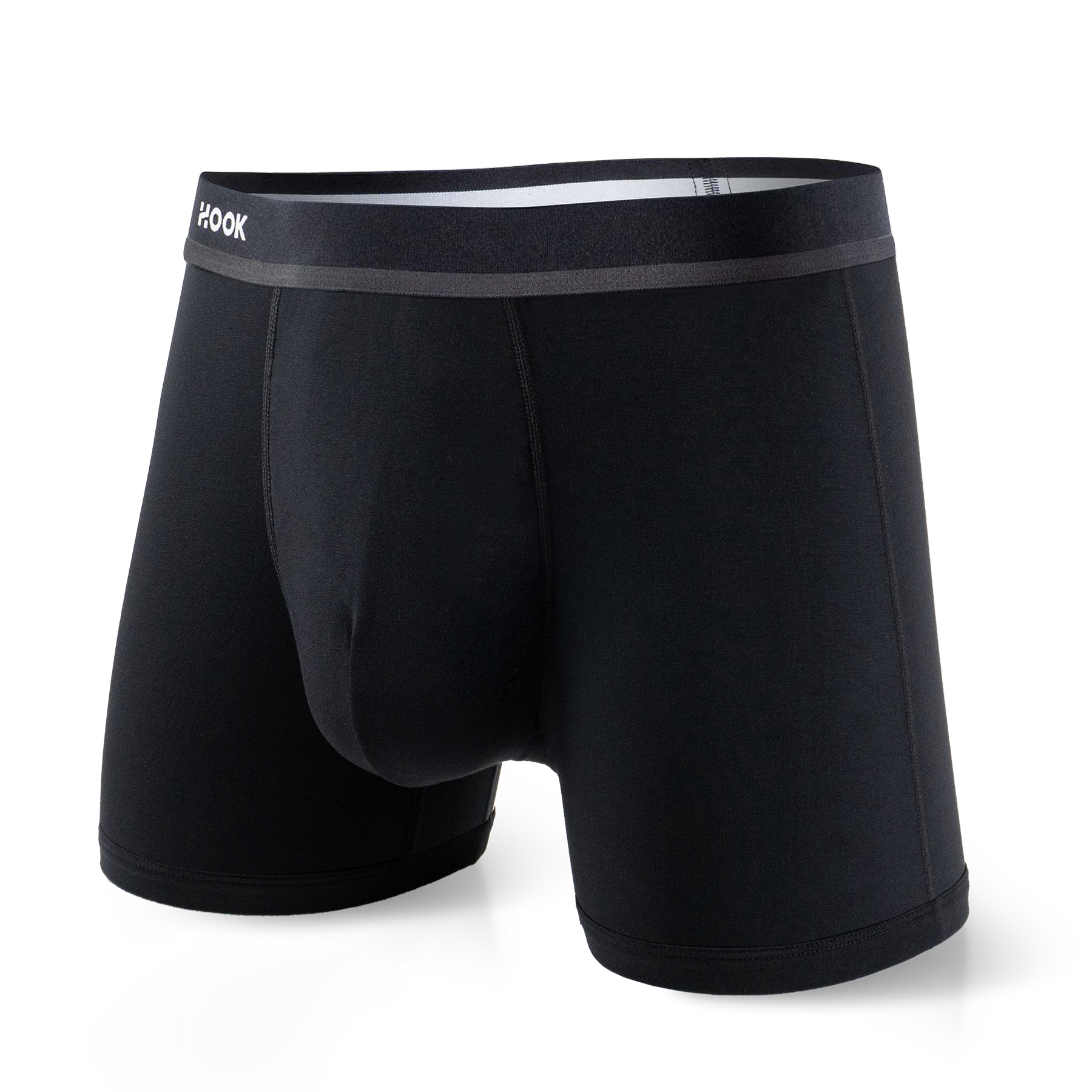 Boxer court Max+ – 3,5 po : Noir