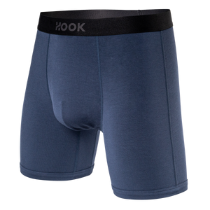Pack#13 : 5 boxers Max 1X Bleu Nautique, 2X Gris Ardoise et 2X Noir Carbone